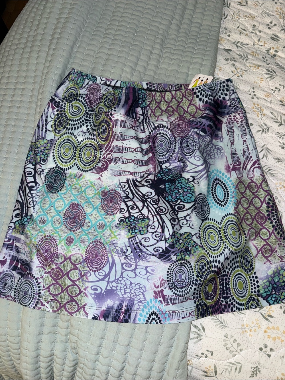 Bskinz active skort in Purple and Teal- Size L